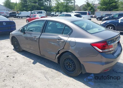 2015 Honda Civic Lx из США, поврежденный, VIN 19XFB2F59FE050852